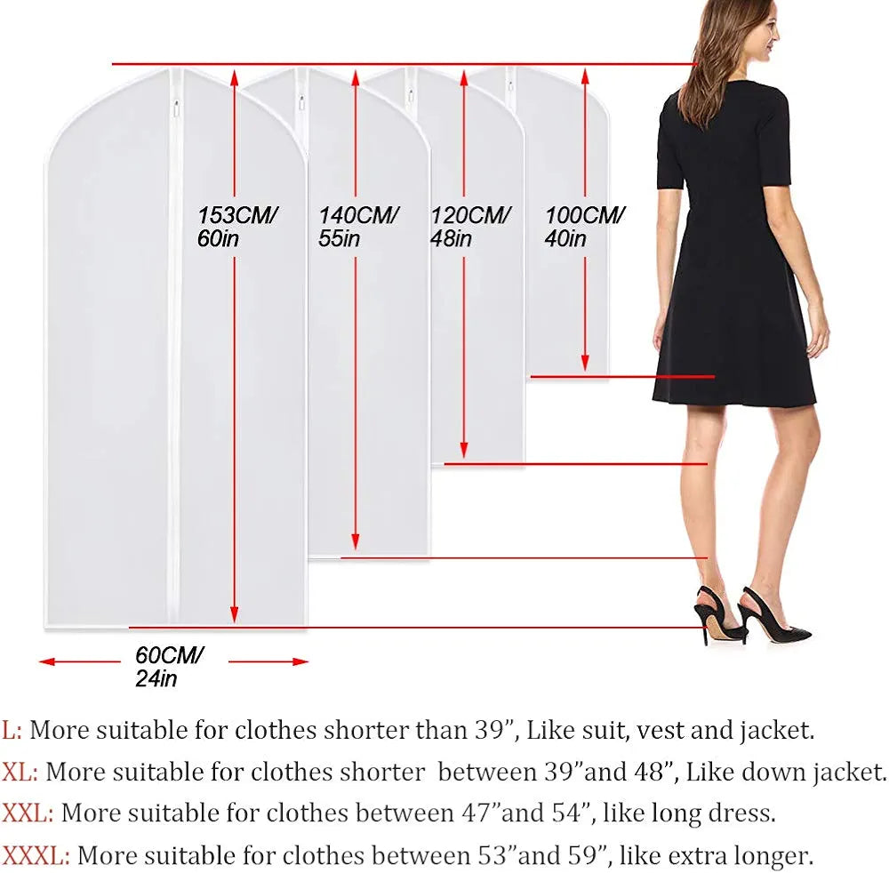 Garment Bag Clear Plastic