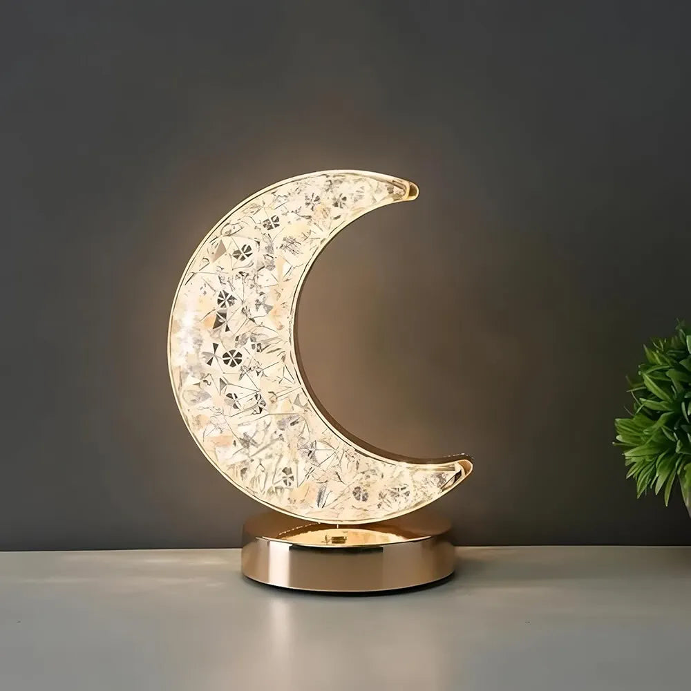 Star moon table lamp