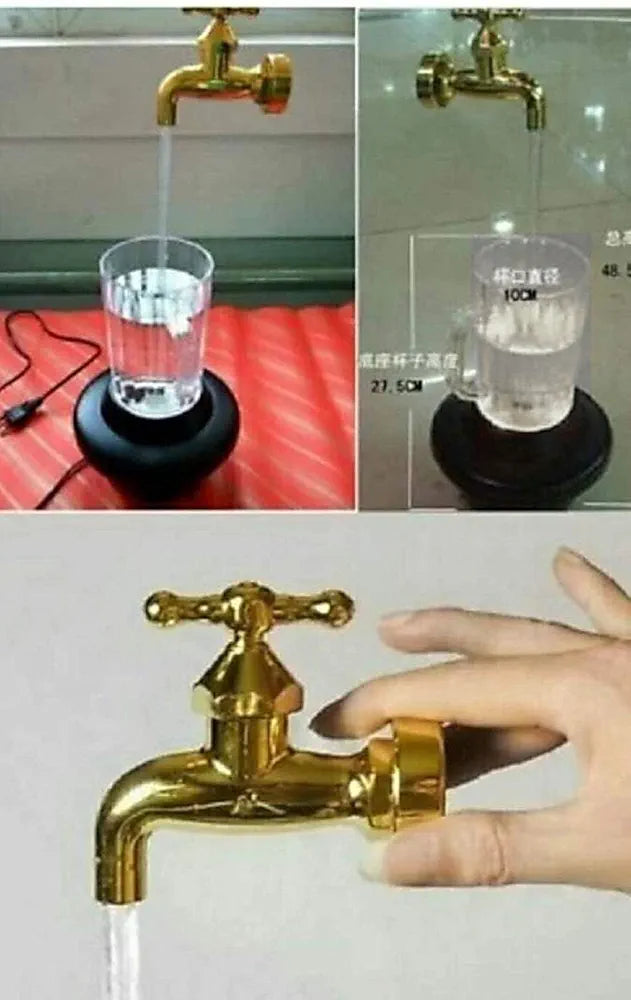 Magic faucet mug