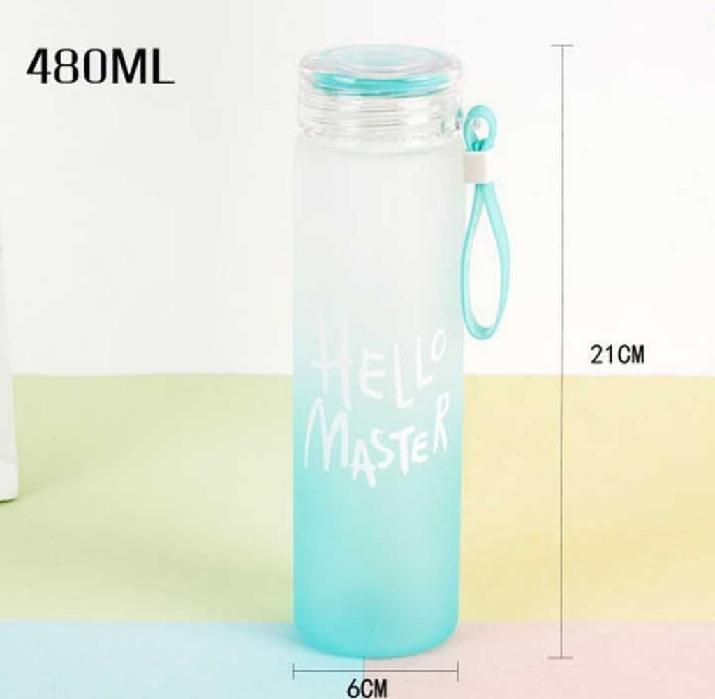 Hello Master water bottle