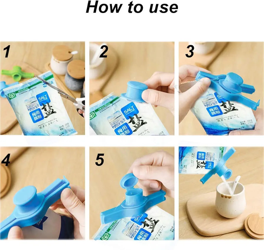 Food Vaccum Sealing Storage Clips