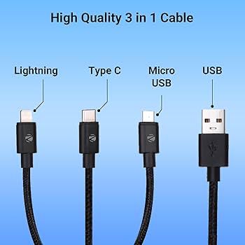 Zebronics 3in1 cable
