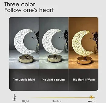 Star moon table lamp