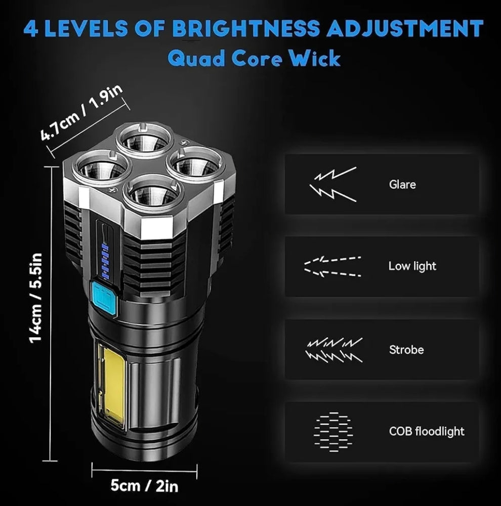 USB charge flashlight