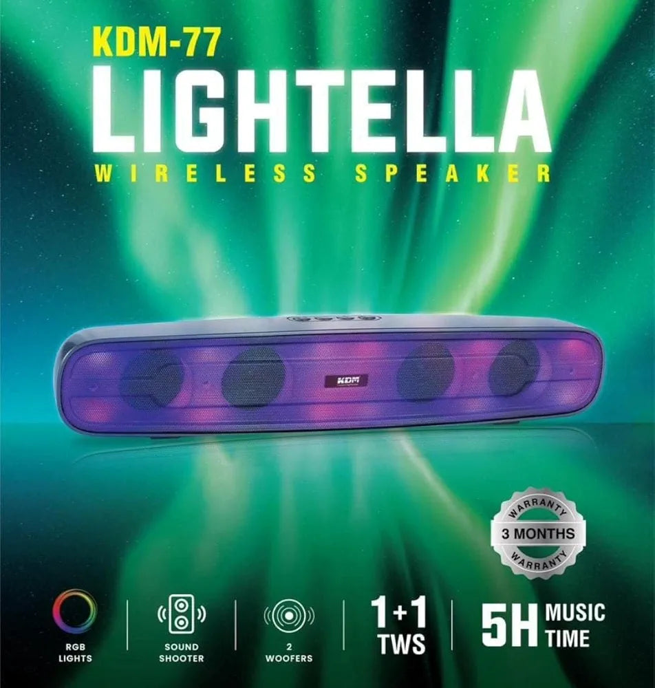 KDM-77 LIGHTELLA WIRELESS SPEAKER