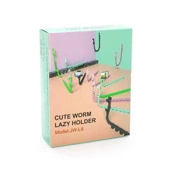 Cute worm lazy holder