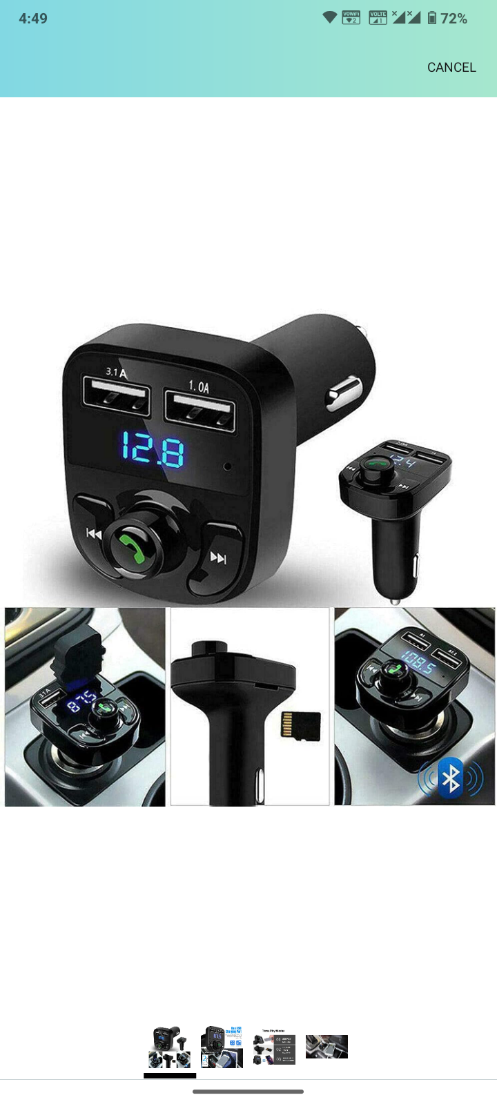 Bluetooth car charger