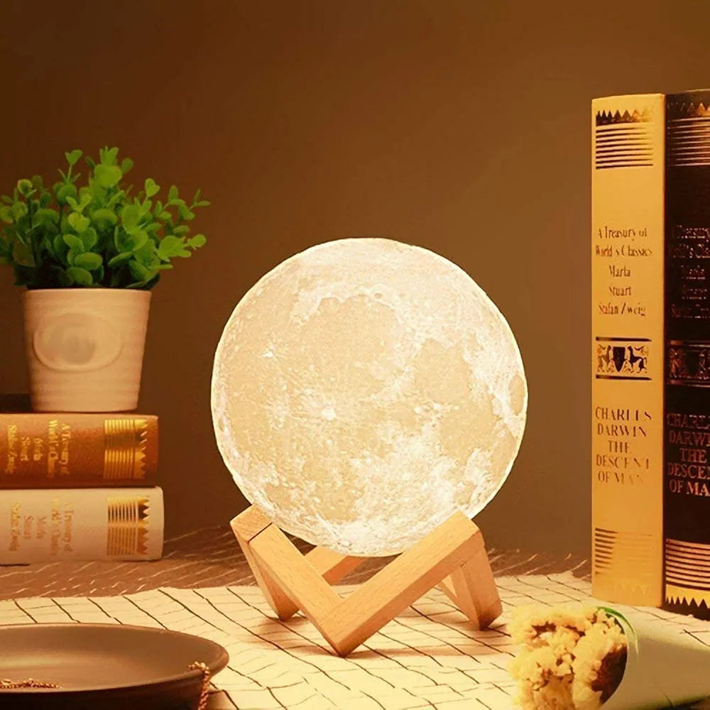 3D moon lamp