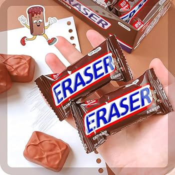 Chocolate eraser