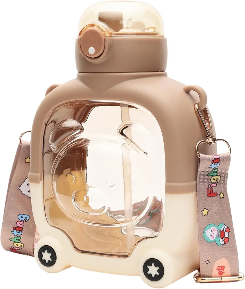 Moon Kids Cute Cartoon Bear Water Bottle