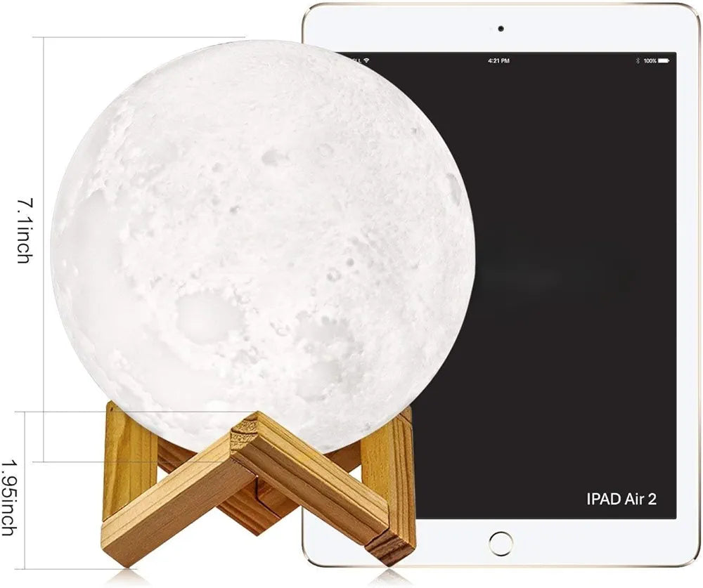 3D moon lamp