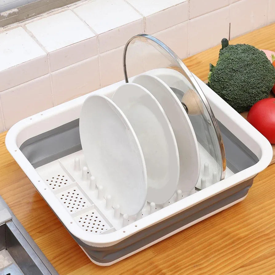 Retractable Dish Drying Rack