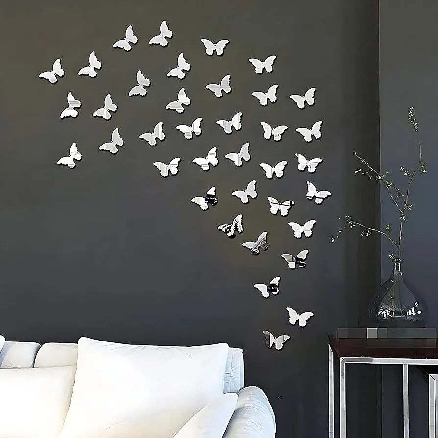VAH Butterfly Silver (Pack of 30)