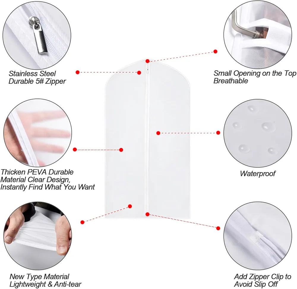 Garment Bag Clear Plastic