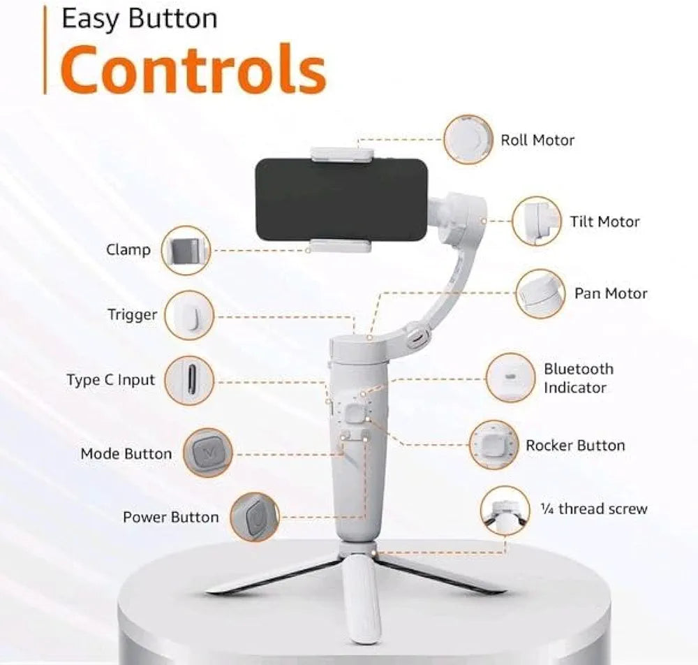 3 Axis smartphone stabilizer