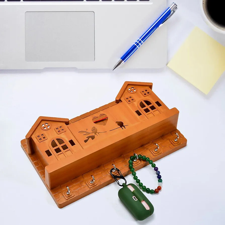 Hooks House Design Wooden Keys