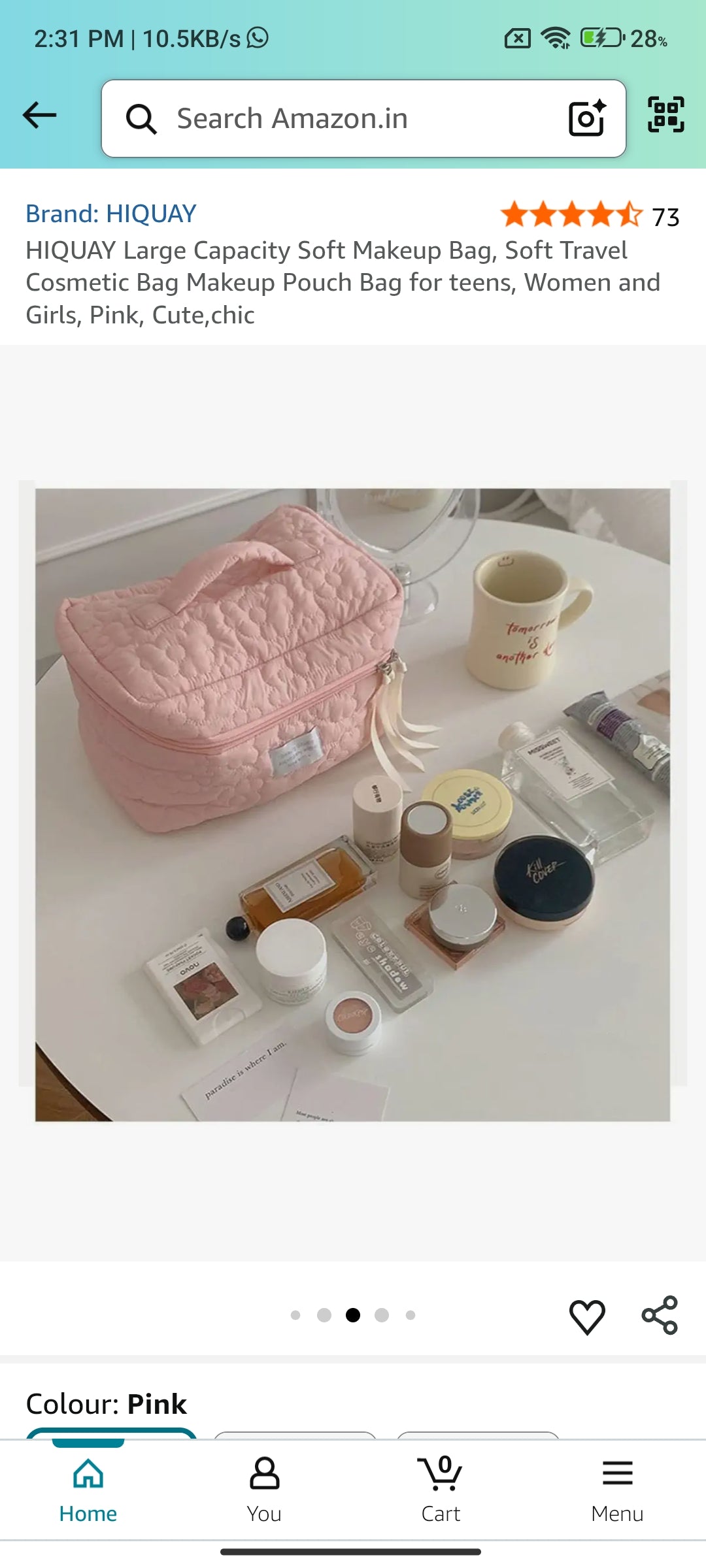 Makeup bag