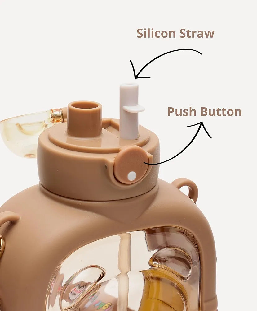 Moon Kids Cute Cartoon Bear Water Bottle