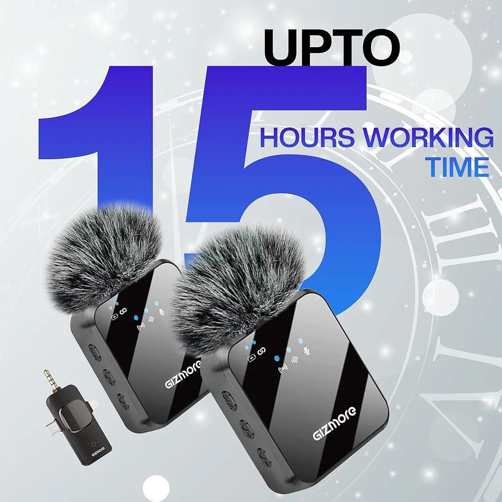 GIZMORE Dual Wireless Mic