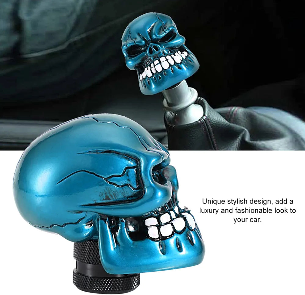Skeleton Skull Head Stylish car Gear