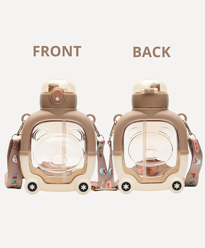 Moon Kids Cute Cartoon Bear Water Bottle