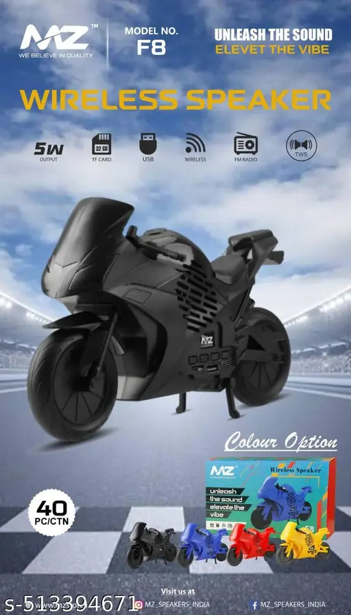 Wireless bike speaker