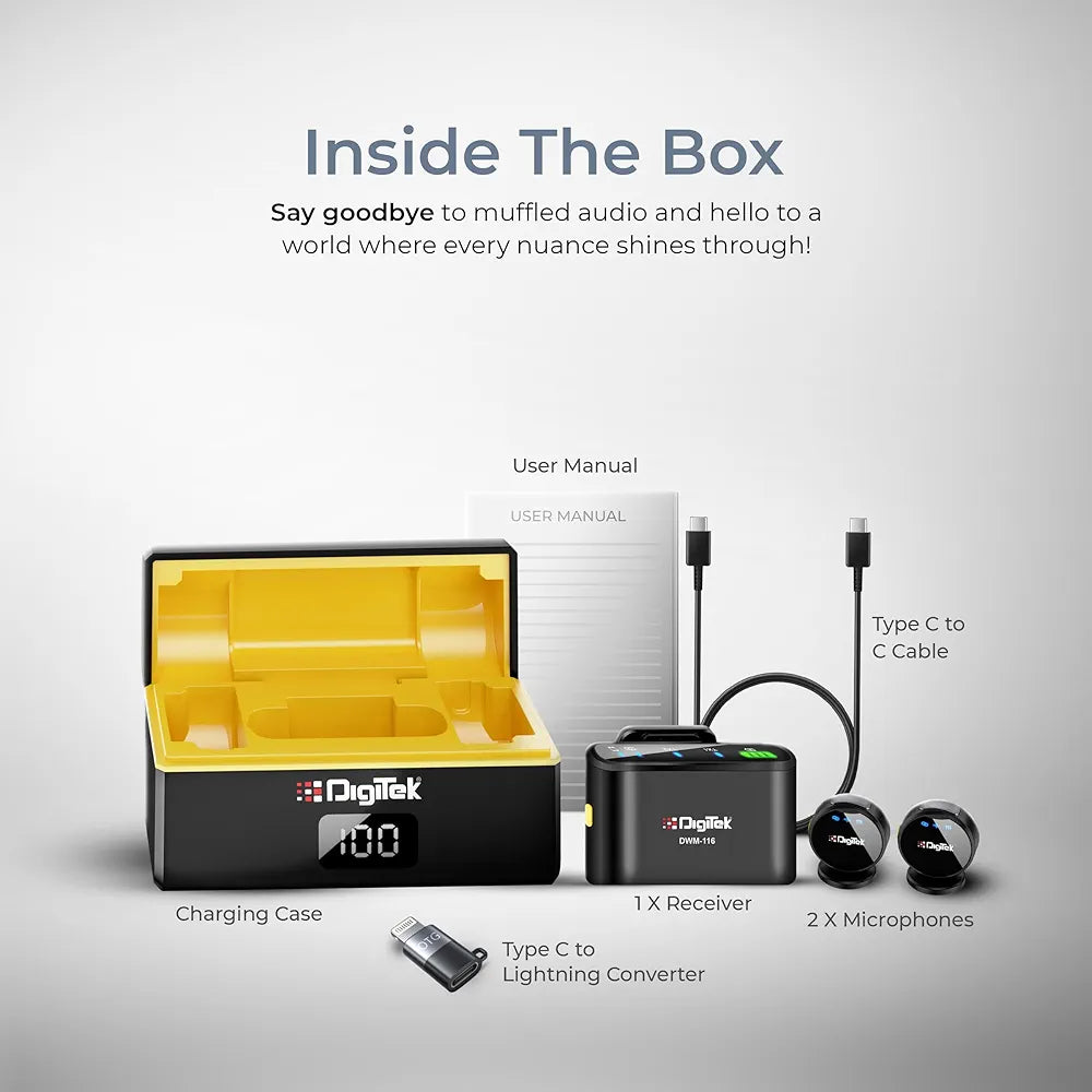 2-in-1 WIRELESS MICROPHONE