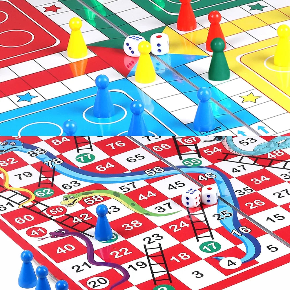 Games Ludo and Snakes