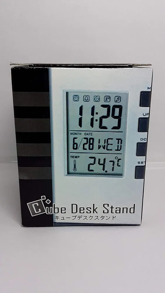 Pen Stand with Digital Clock/Room Thermometer