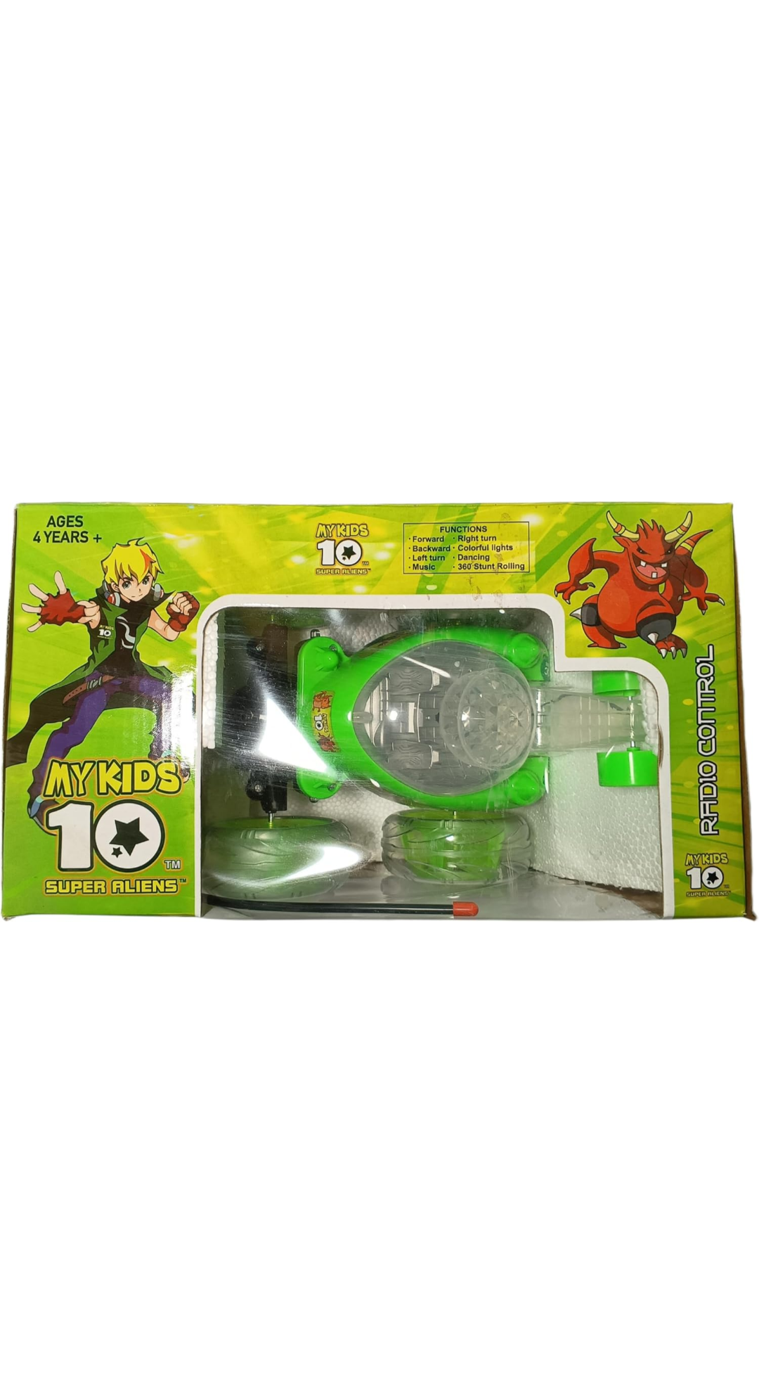 Remote control stunt car