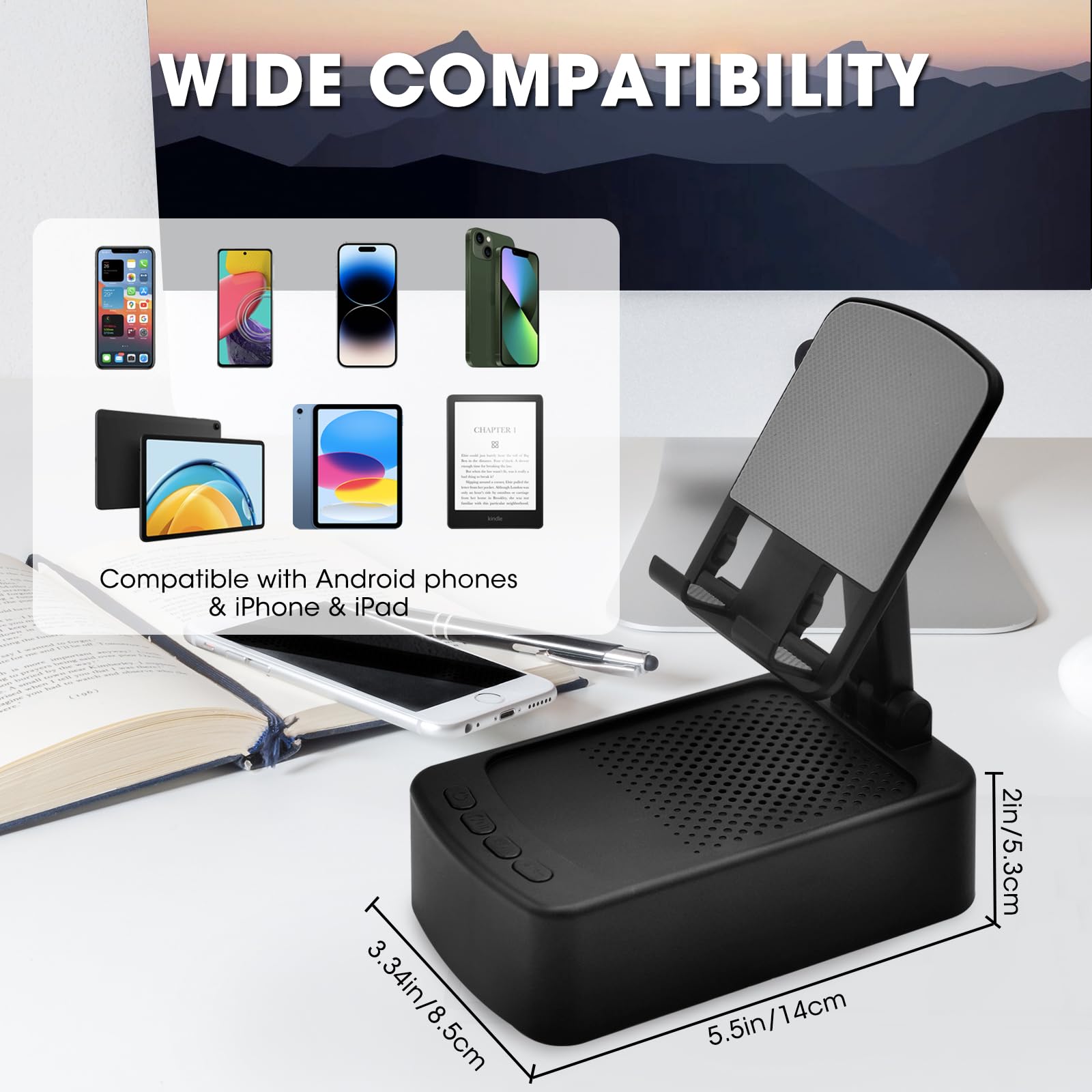 Speaker with  phone stand