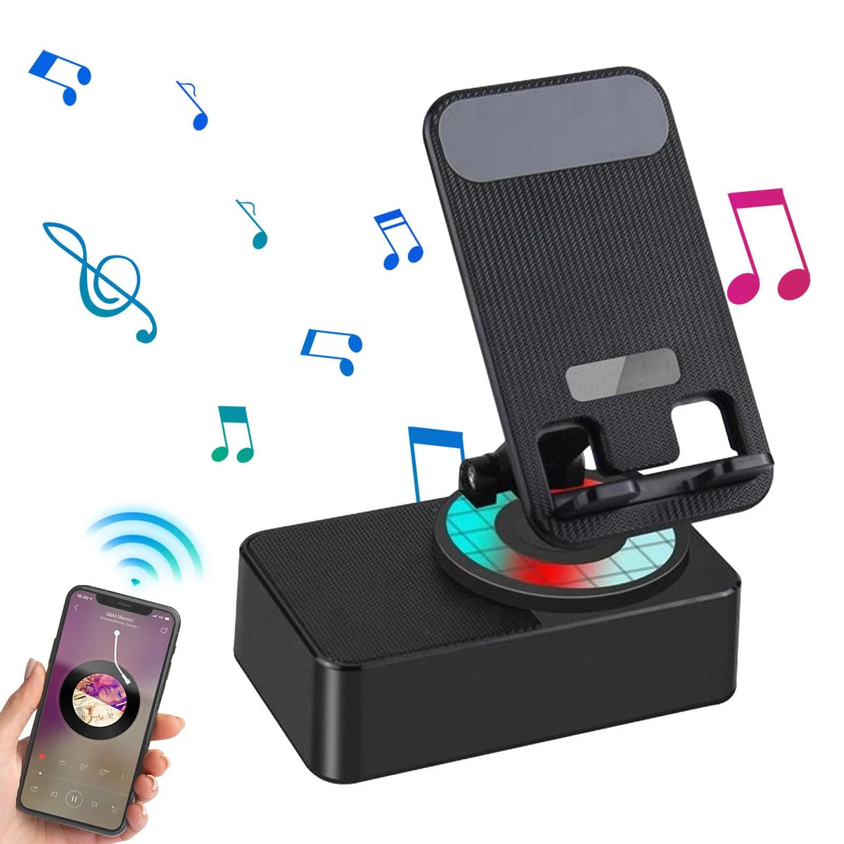 Speaker with  phone stand