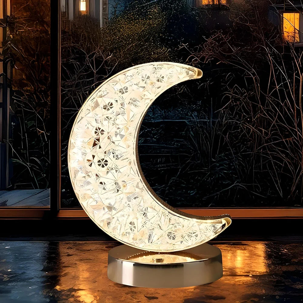Star moon table lamp
