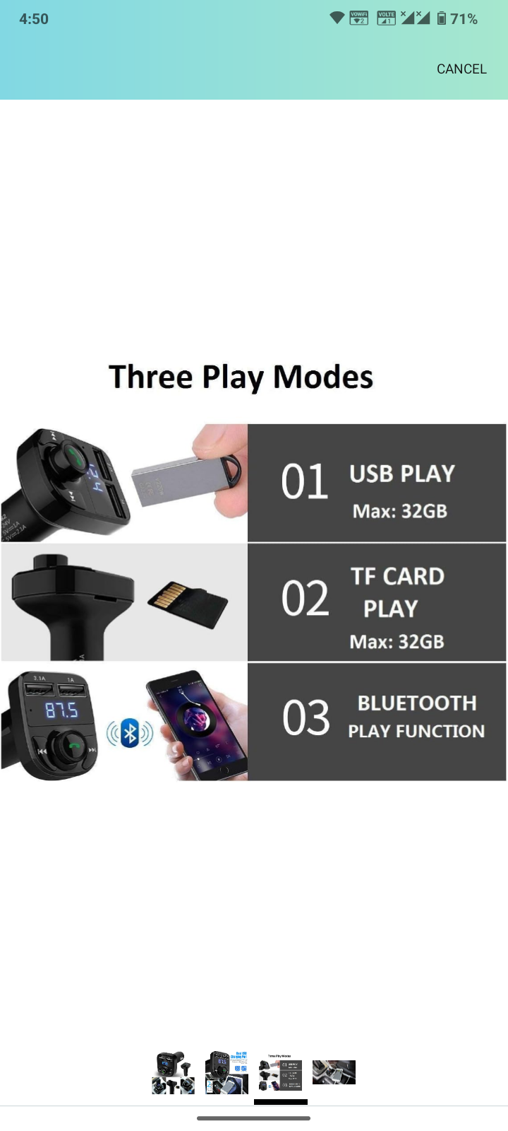 Bluetooth car charger
