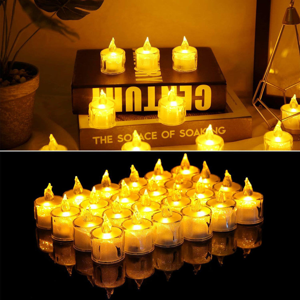 LED swimming candle